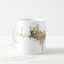 Search for cat silhouette mugs Heart