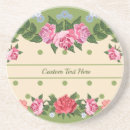 Search for green rose coasters Floral