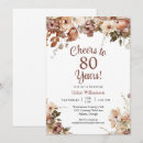 Search for cheers to 80 years invitations Pink