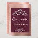 Search for tiara invitations Pink