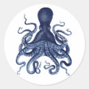 Search for vintage octopus illustration stickers Sea