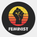 Search for retro women stickers Political