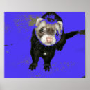 Search for ferret art posters Blue