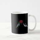 Search for skeleton rose mugs Black