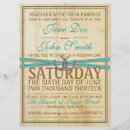 Search for western turquoise invitations Brown