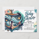 Search for anchor baby shower invitations Elegant