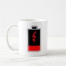 Search for low battery coffee mugs Tired