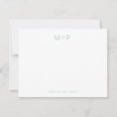 Search for couples monogram note cards Simple