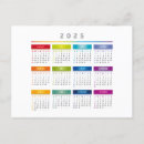 Search for calendar postcards Colourful