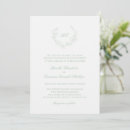 Search for wreath invitations Timeless