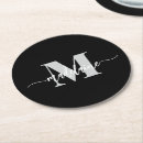 Search for silver and white coasters Black