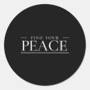 Search for inner peace stickers Harmony