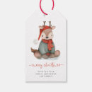 Search for cute reindeer gift tags Watercolor