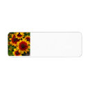 Search for sun flower return address labels Summer