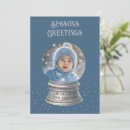 Search for snow globe photo christmas cards Snowflake