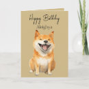 Search for shiba inu birthday cards Funny