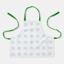 Search for winter aprons Snowflakes