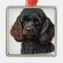 Search for black poodle christmas tree decorations Puppy