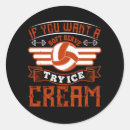 Search for soft serve stickers Volleyball