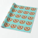 Search for pretzel wrapping paper Blue