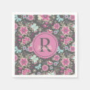 Search for pink floral napkins Chic