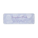 Search for periwinkle return address labels Elegant