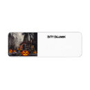 Search for scary return address labels Pumpkins