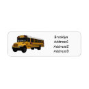Search for bus return address labels School