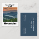 Search for mountain range business cards Forest