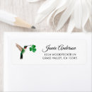 Search for clover return address labels Shamrock