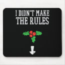Search for mistletoe mousepads Santa claus
