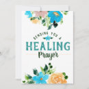 Search for healing prayer cards Watercolor flowers