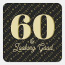 Search for 60 years old stickers Sixtieth