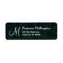 Search for dark background return address labels Classic