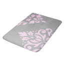 Search for ornate design bath mats Damask