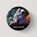 Search for astronauts badges Birthday