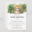 Search for king of the jungle invitations Watercolor