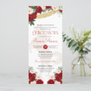 Search for red and gold quince invitations Elegant