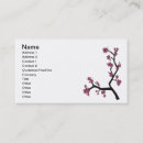 Search for sakura business cards Floral