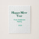 Search for happy new year puzzles Calligraphy typography elegant