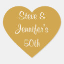 Search for golden heart stickers Anniversary