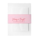 Search for new year invitation belly bands Xmas