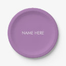Search for lavender paper plates Purple