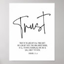 Search for trust in the lord posters Faith