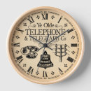 Search for retro telephone clocks Telephones