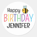 Search for bee happy birthday stickers Honey