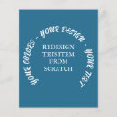 Search for blank flyers Create your own