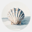 Search for scallop shell stickers Beach
