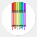 Search for crayons stickers Rainbow