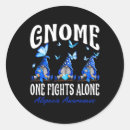 Search for no one fights alone stickers Alopecia